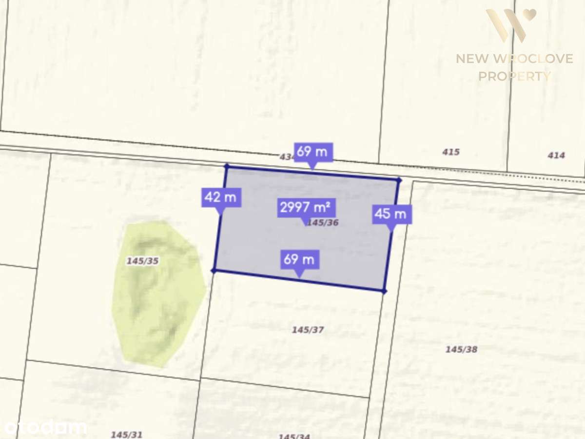 Działka Budowlana/inewstycyjna/piękna Okolica - Pełny obrazek: 4/6