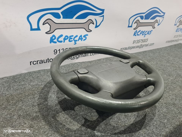 VOLANTE GUIADOR COMPLETO TOYOTA COROLLA E100 COMPACT PELE AIRBAG - 3