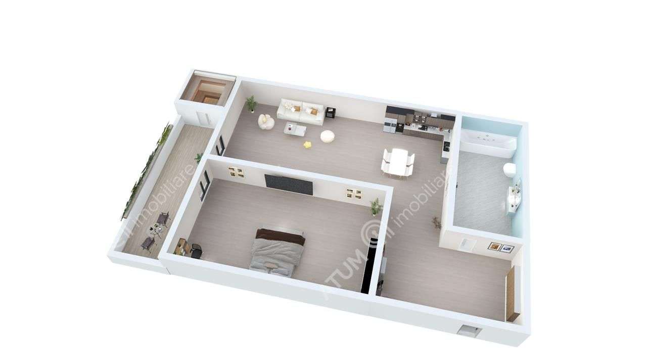 Apartament cu 2 camere si gradina proprie zona Lacul lui Binder - Imagine principală: 4/12