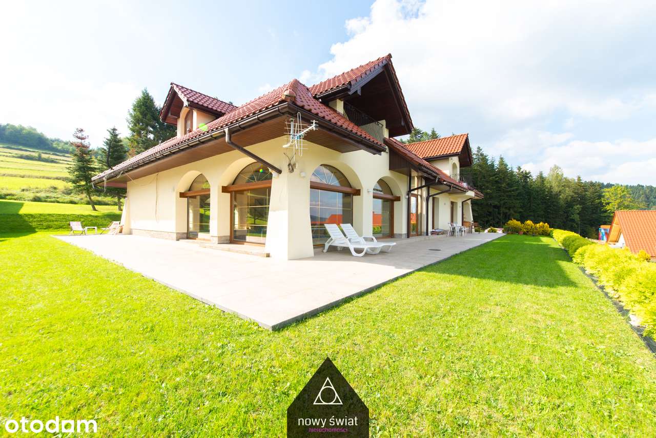 Willa z basenen i SPA nad Jez. Mucharskim 550 m²|gotowiec inwestycyjny-1