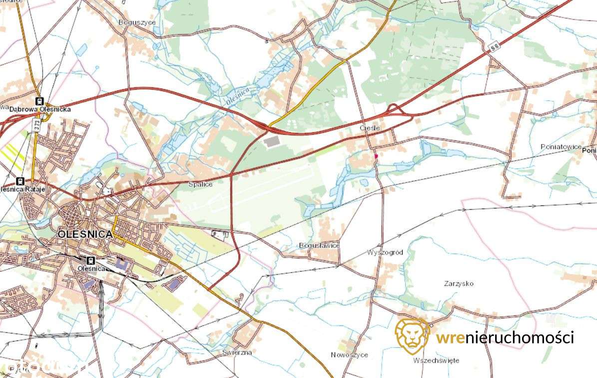 Działka budowlana 1000 m2/Blisko S8/Cieśle - Pełny obrazek: 5/11