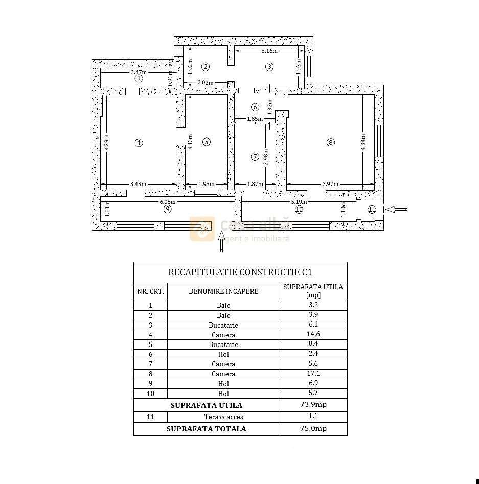 RECOMANDAM! Copou - Sararie, casa pe parter, disponibilitate imediata!-3