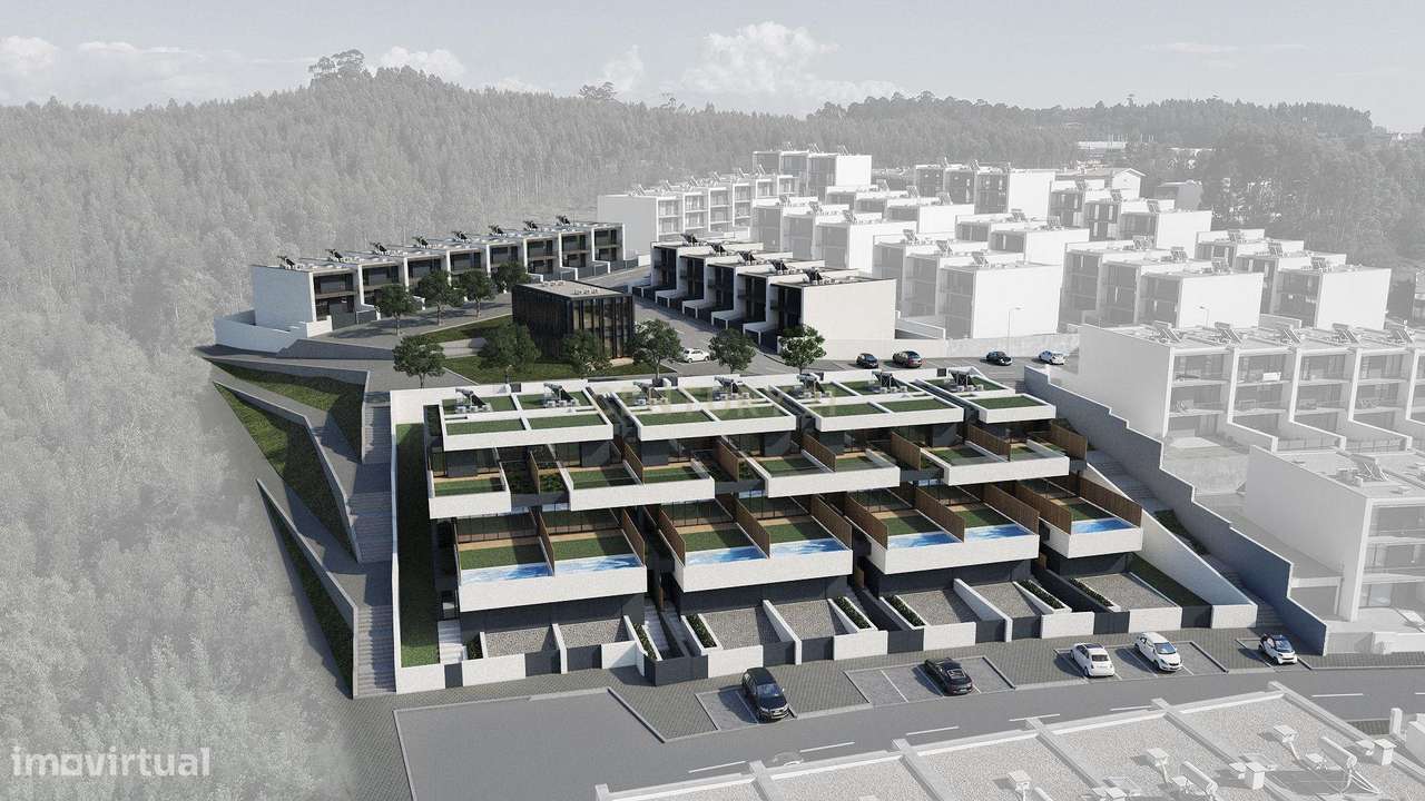 MORADIAS T4 c/ Piscina e Elevador.  EMPREENDIMENTO GOLD HOUSE GRIJÓ - Grande imagem: 5/15