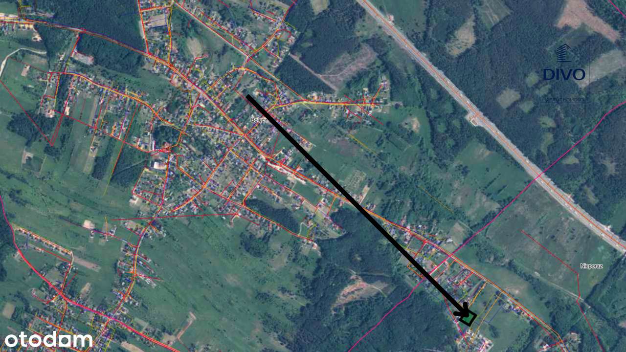 Działka 36 arów – Nieporaz | blisko Chrzanów | 5 min do A4-6