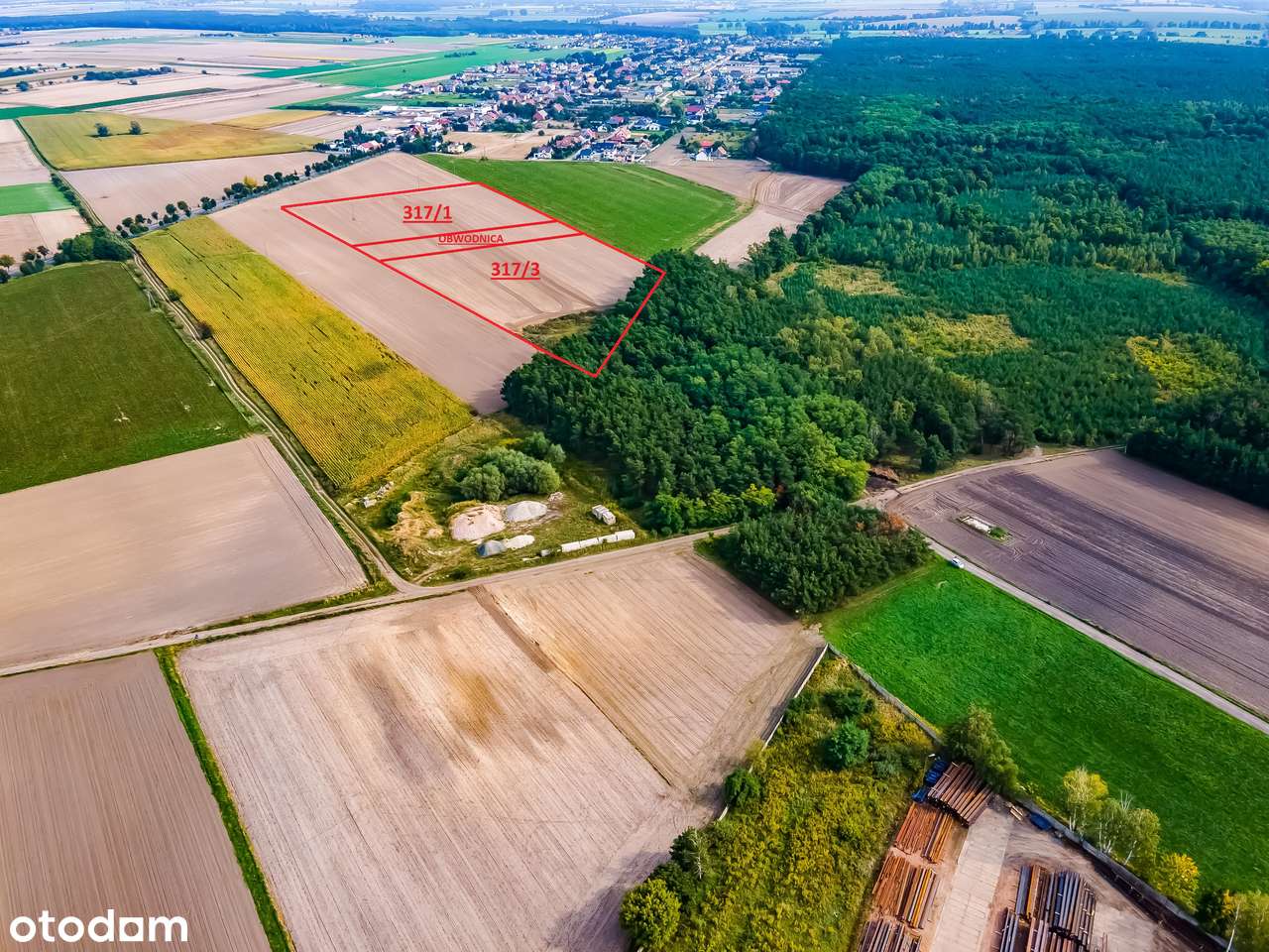 Działka usługowo produkcyjna przy obwodnicy Kościana - Pełny obrazek: 4/8