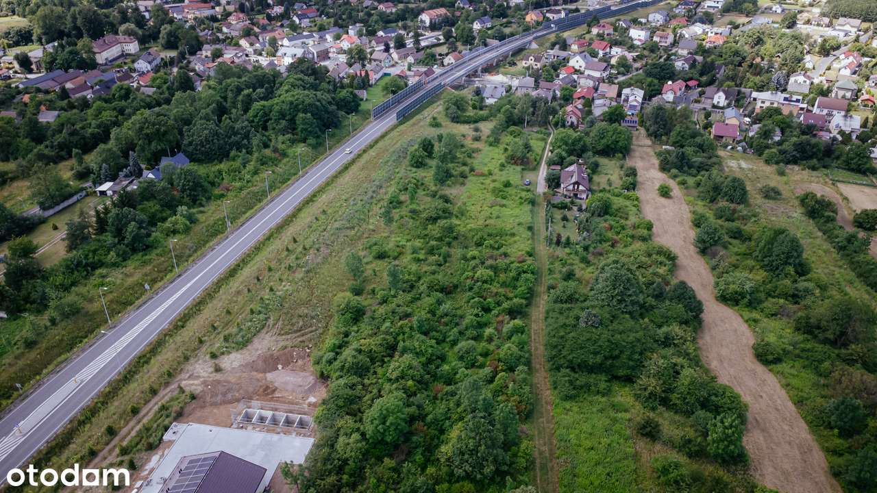 Działki inwestycyjne w Jaworznie (Byczyna) bezpośrednio przy DK79-2