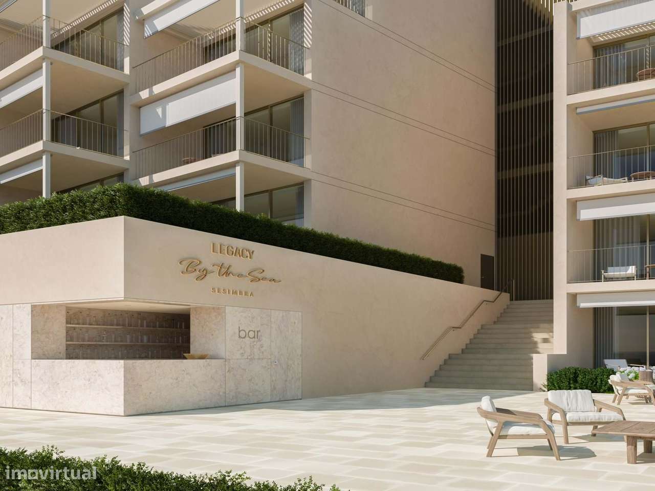 Apartamento turístico T0 com terraço e vista mar |Condomínio Legacy By - Grande imagem: 2/18