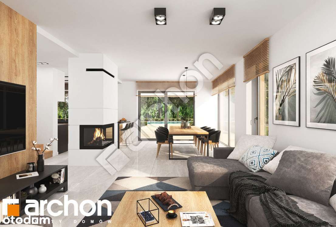 Komfortowy dom 142,96 m2 kanalizacja rekuperacja pompa ciepła - Pełny obrazek: 4/17