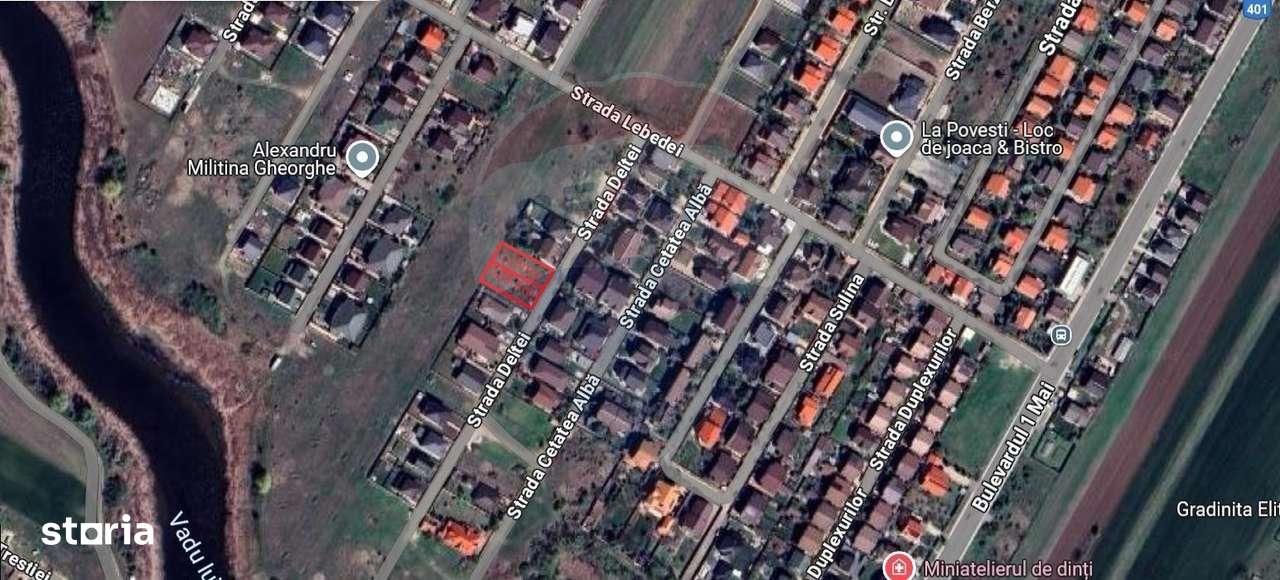 Teren de vanzare, utilitati la poarta , 528mp, 15ml, com. Berceni - Imagine principală: 5/10