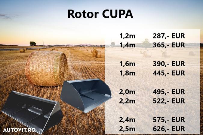 Rotor Cupe crocodil,cereale,clesete baloti,furci - 6