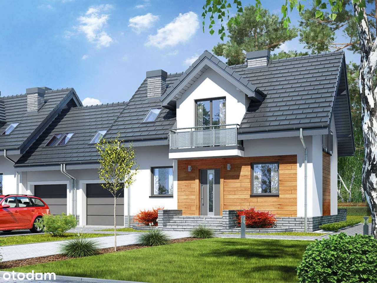 NOWOCZESNY DOM Z GARAŻEM W NIEPOŁOMICACH – 20 KM OD CENTRUM KRAKOWA!!