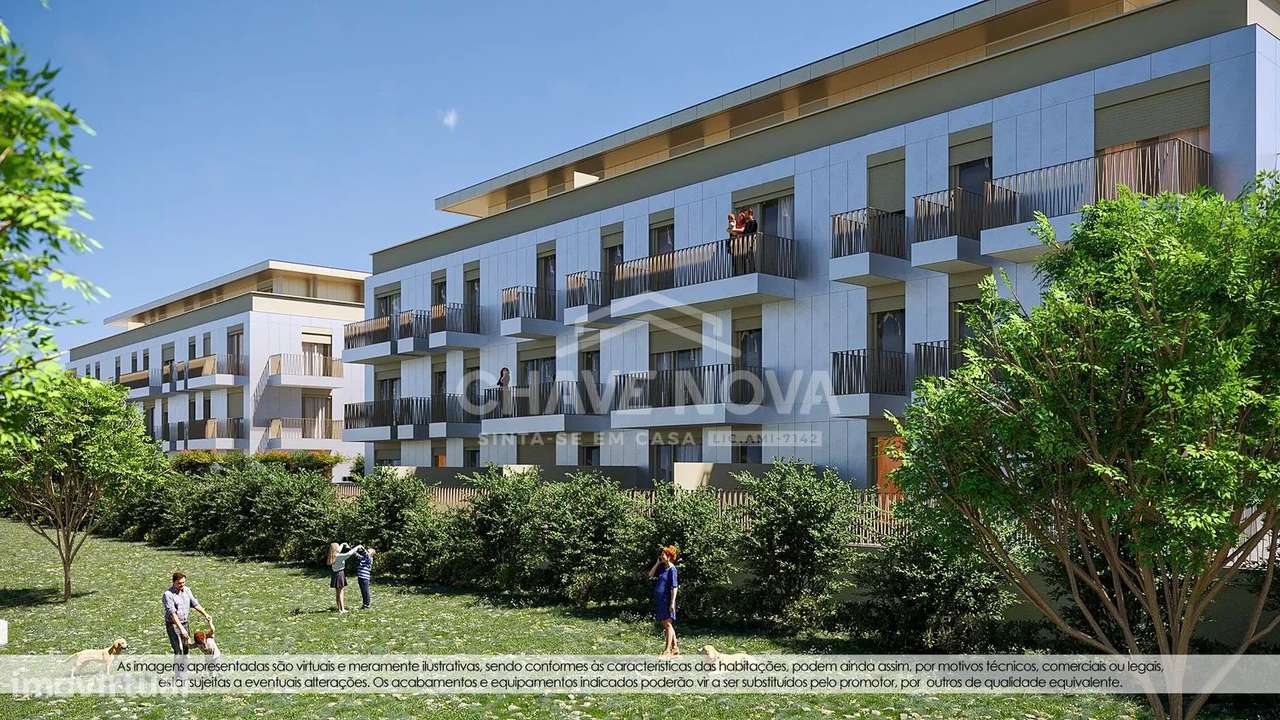 Apartamento T2 Novo Penúltimo Piso c/ 2 Lugares de Garagem em Arcozelo-3