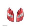 FAROLINS TRASEIROS PARA MERCEDES CLASSE A W169 08-12 VERMELHO BRANCO - 1