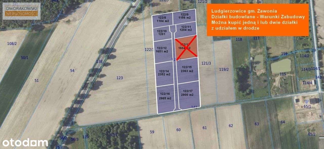 Działki budowlane z wydanymi Warunkami Zabudowy - Pełny obrazek: 3/7