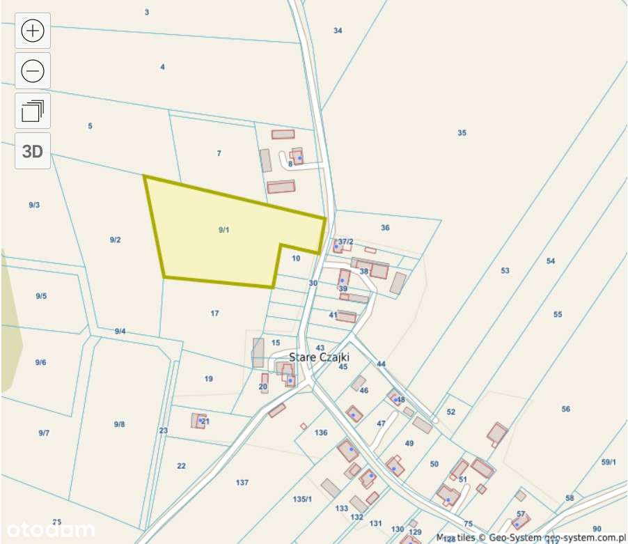 Działka budowlana w Starych Czajkach projekt domu gratis! - Pełny obrazek: 4/4