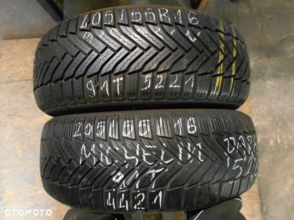 OPONY 205/55R16 MICHELIN ALPIN 6 DOT 5221 8MM - 1