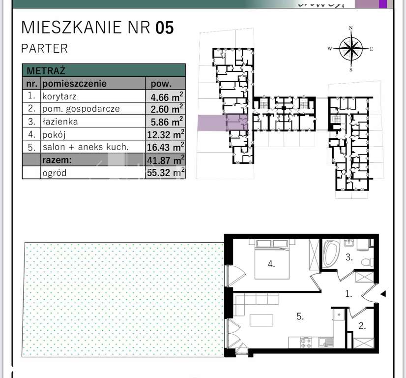 Dwa pokoje deweloperka Ponikwoda - Pełny obrazek: 2/6