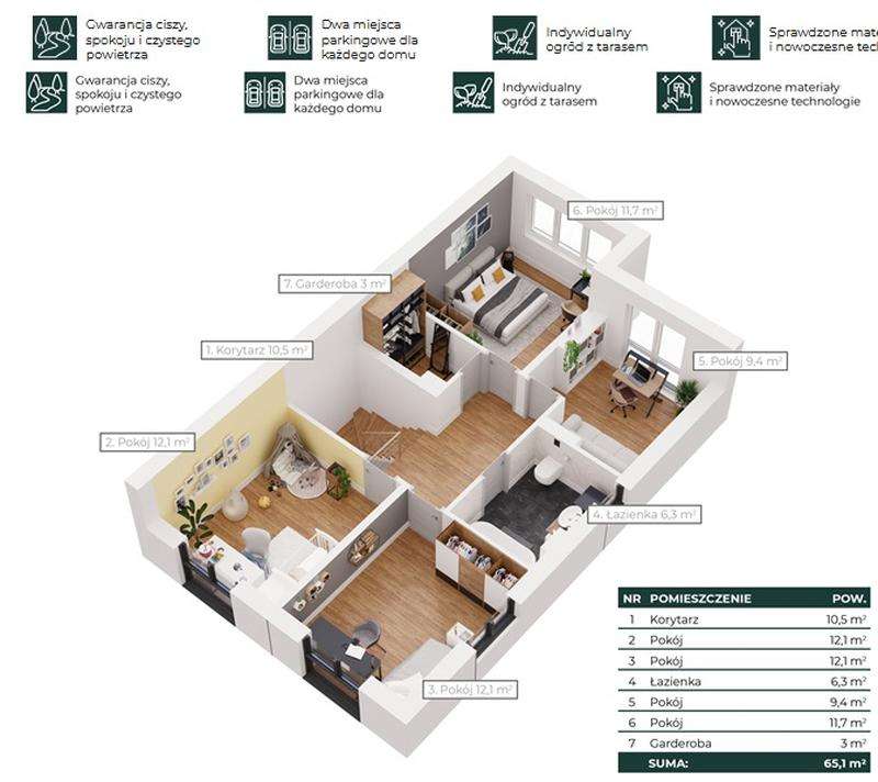 Ponownie dostępny komfortowy dom w Łazach gotowy do przekazania kluczy - Pełny obrazek: 4/4