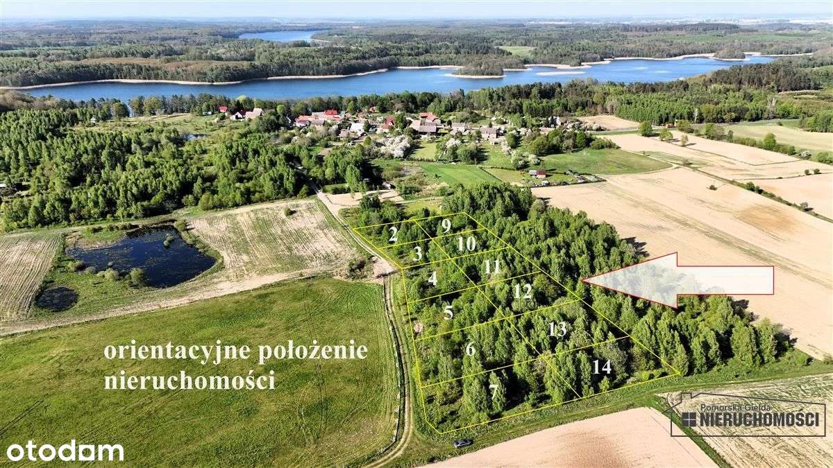 Działka ok 400 M od Jeziora Śmiadowo. - Pełny obrazek: 2/20