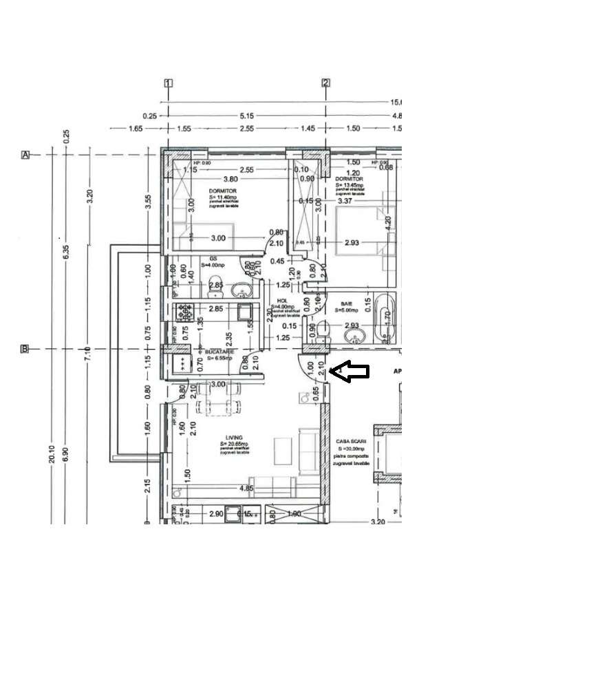 Apartament 3 camere Residence Rasaritului Vest Group Padure - Imagine principală: 2/12