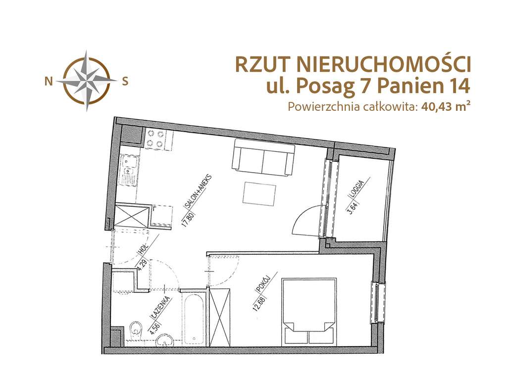 Dwupokojowe mieszkania z loggia i parkingiem-18