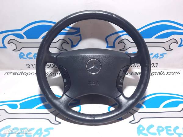 VOLANTE GUIADOR COMPLETO MERCEDES BENZ CLASS S W220 A2204600503 2204600503 CL W215 PELE AIRBAG COMANDOS MULTIFUNÇÕES CONTROLO - 10