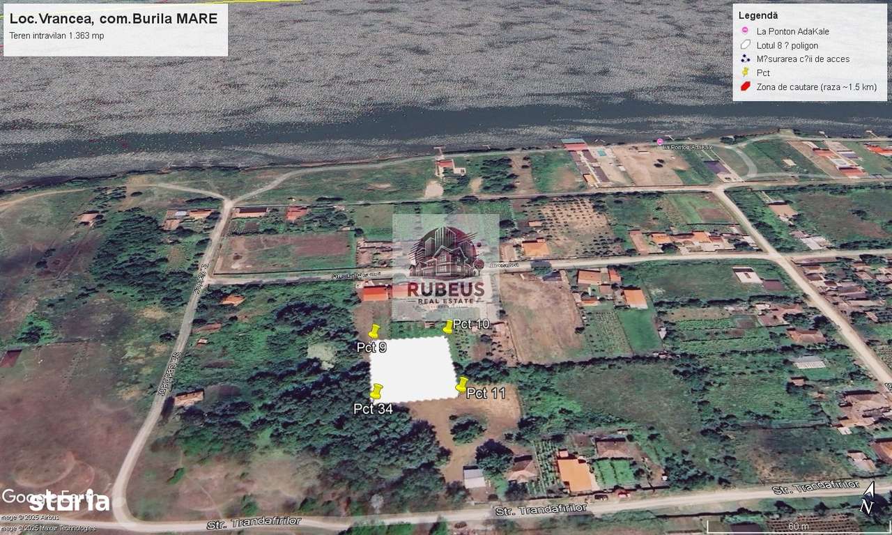 Teren 1363 mp lângă Dunăre – ideal construcție, preț imbatabil! - Imagine principală: 4/4