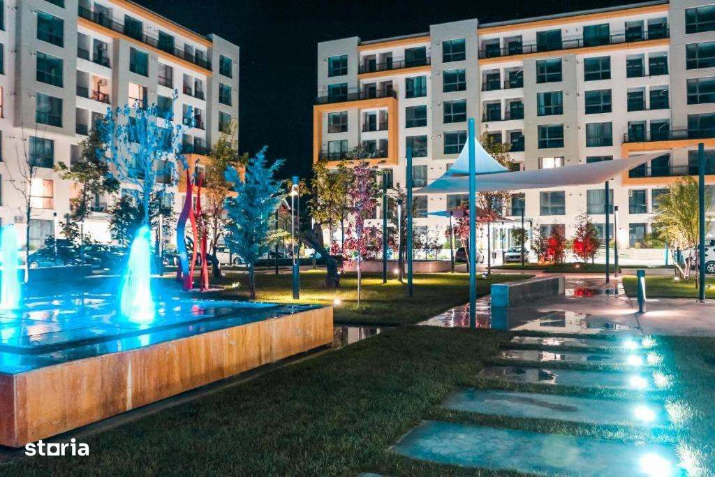 Apartament intr-un complex cu gradina privata si fantani decorative, l-11