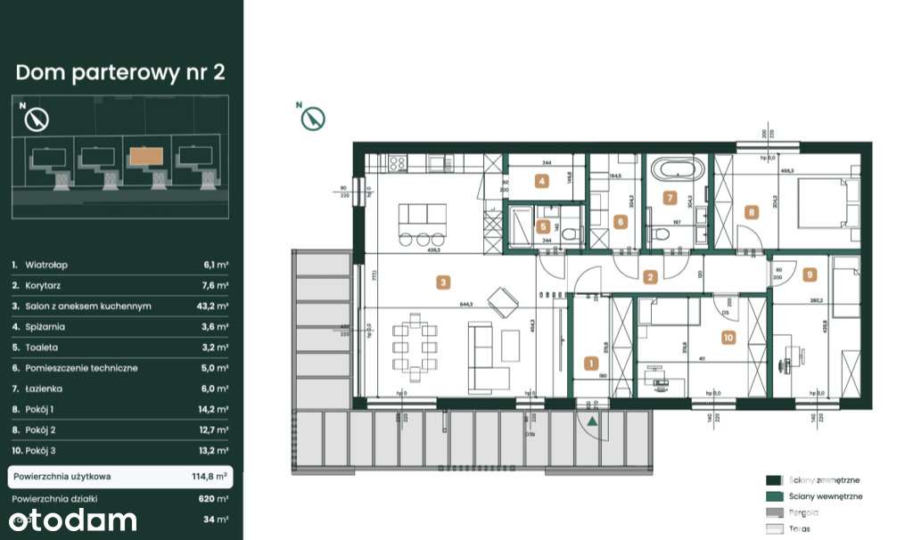 Dom wolnostojący - Gaj | 115m2 | 6a | prowizja 0% - Pełny obrazek: 5/20