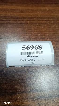 OPEL CORSA C 1.4 ALTERNATOR 0123120001 - 7