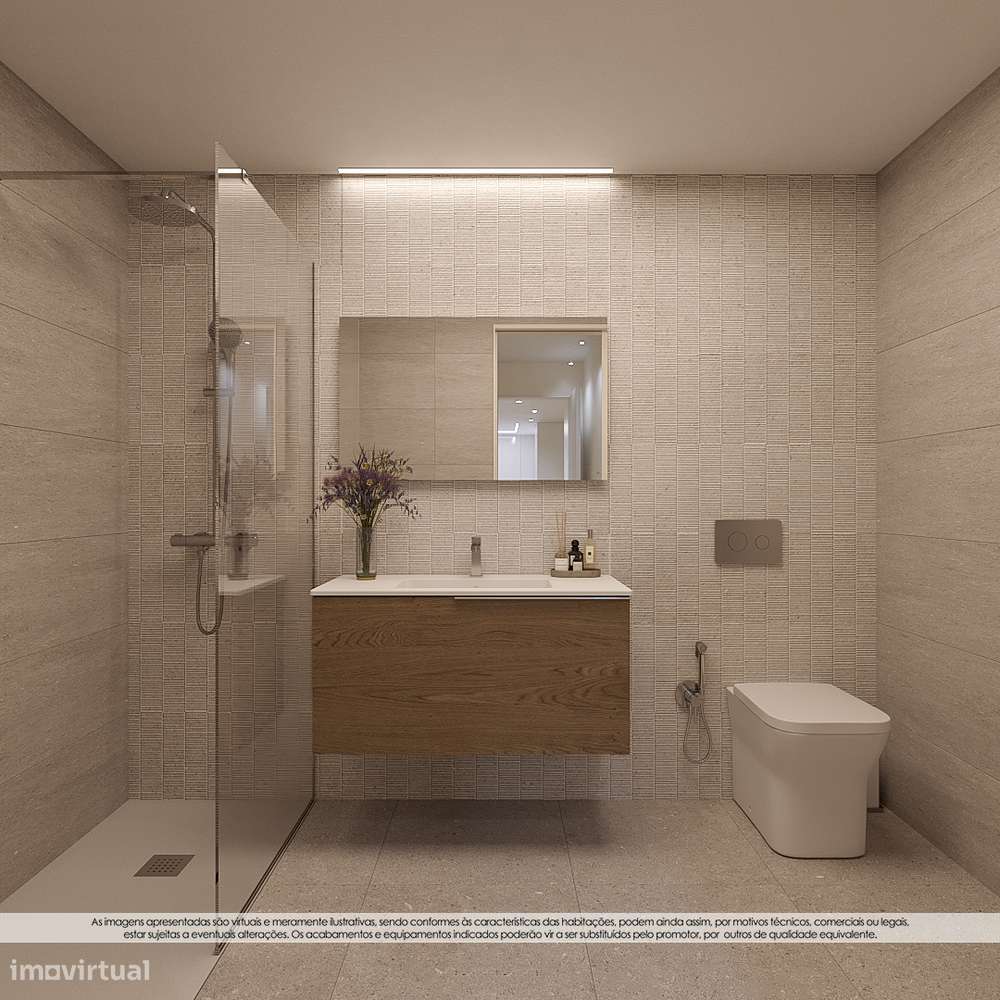 Apartamento T2 c/Varanda (21.90m2) nos Carvalhos (Pedroso) - Grande imagem: 5/26