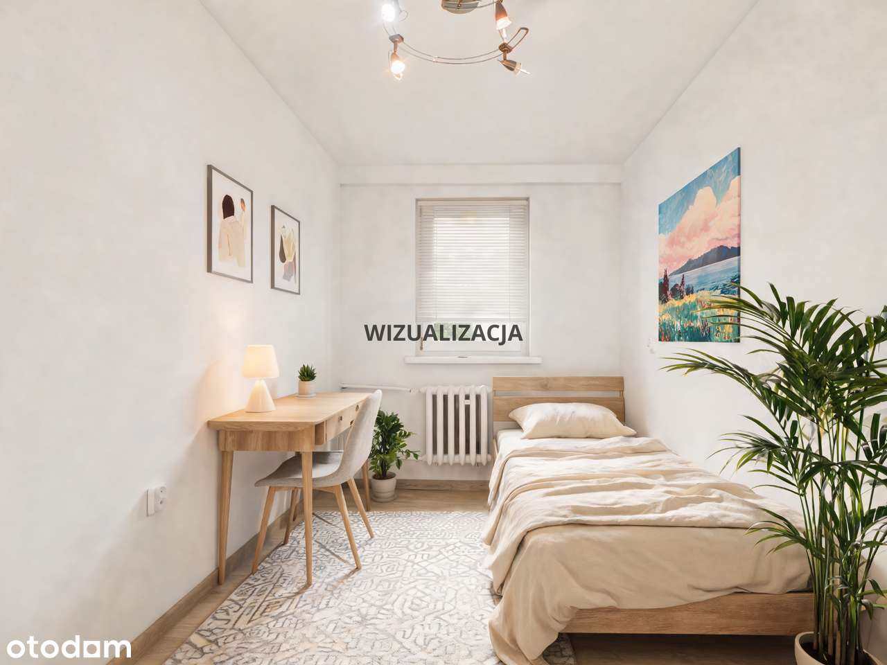 4-pokojowe mieszkanie, centrum miasta - 61,4 m²-8