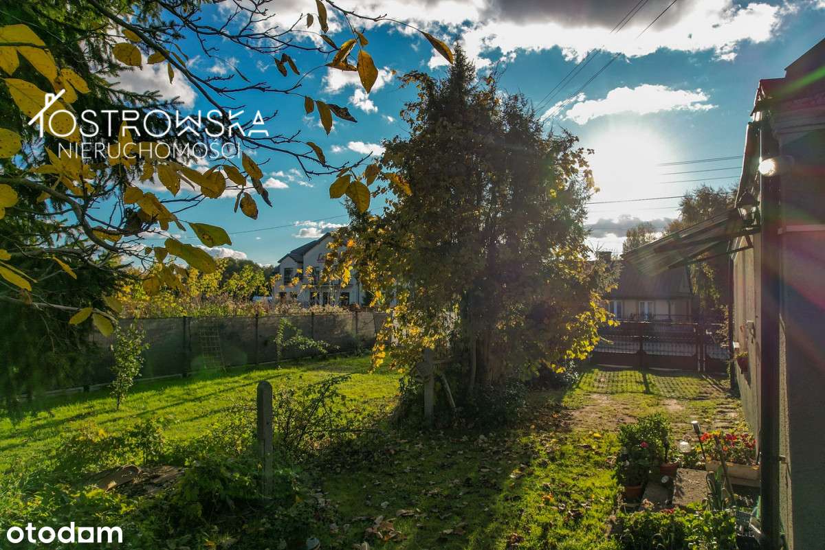 Mały zielony domek/domek gospodarczy/ duża działka-13