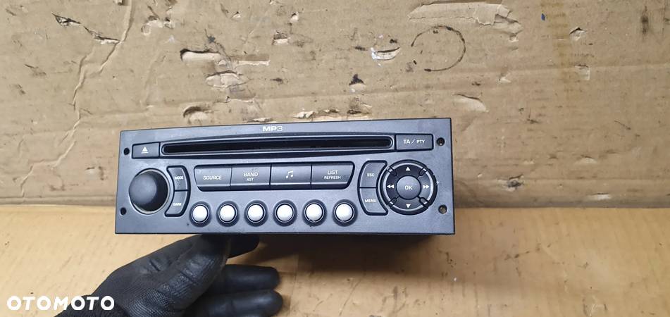 Radio radioodtwarzacz oryginał Citroen C5 III 9663080277 - 3