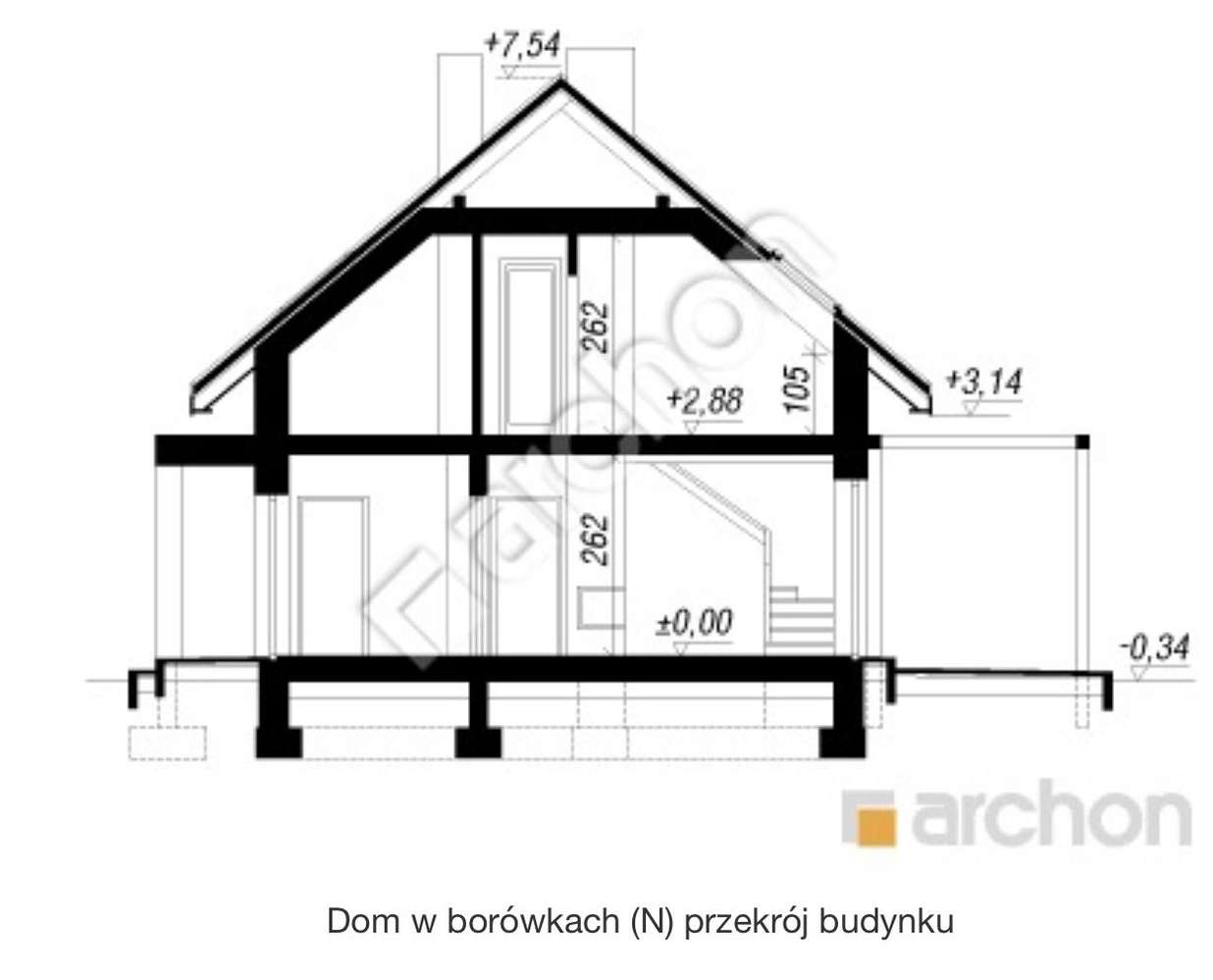 Dom w Borowkach N Wda-3