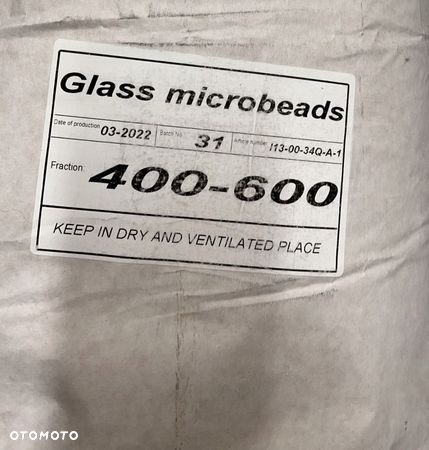Mikrokulki szklane do szkiełkowania 400-600 25 kg - 1