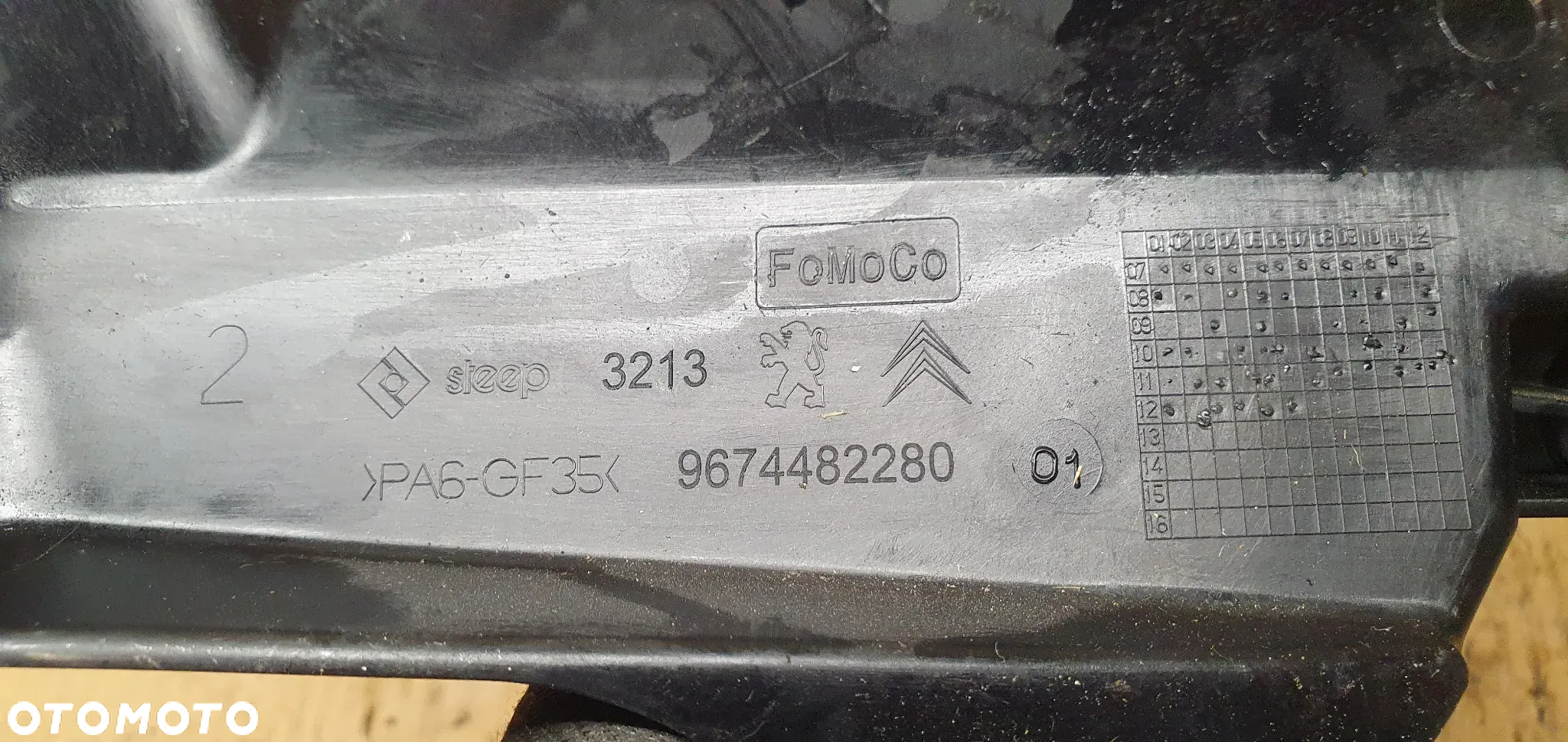 Łapa podpora półosi kolektora Citroen C5 III 2.0 HDI 9674482280 - 5