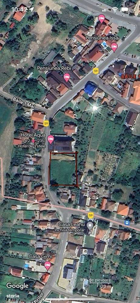 Oportunitate, teren de vânzare, 1 mai- Băile Felix - Imagine principală: 3/3