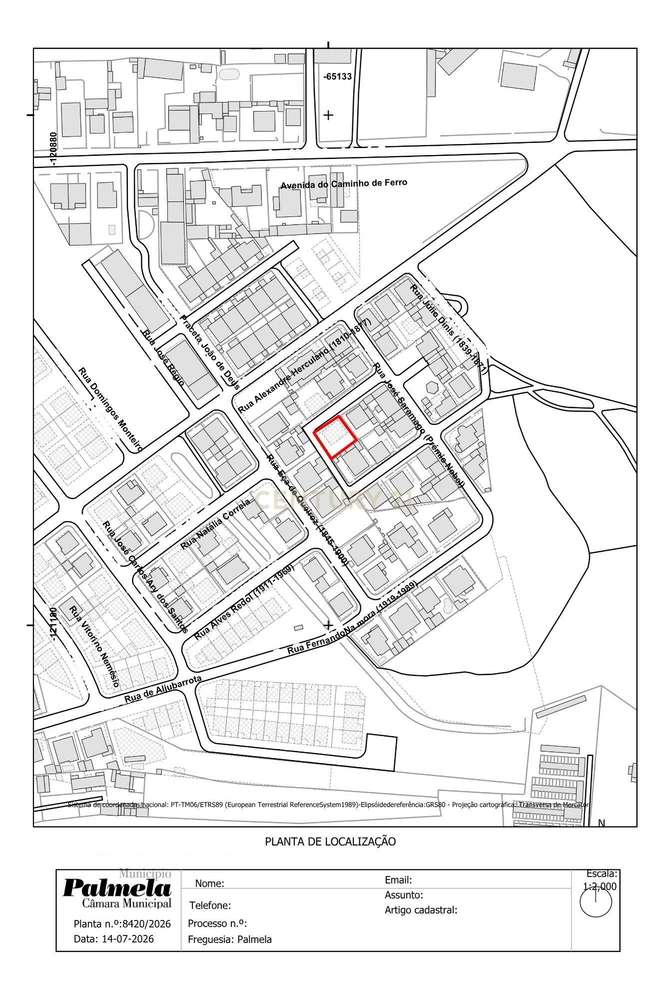 Terreno Urbano de 318 m² em Palmela: Viabilidade para Moradia de 210 m-8