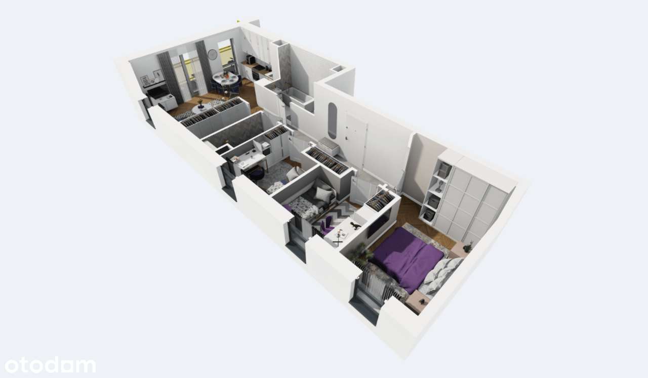 Cztery pokoje_Bardzo dobra lokalizacja_Promocja do 31.12.2025 r. - Pełny obrazek: 3/5