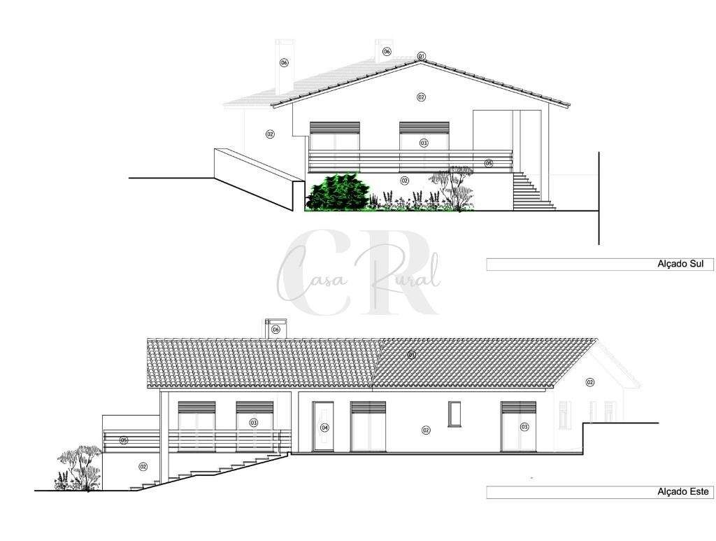Propriedade com charme histórico, natureza e projeto aprovado em Figue-45