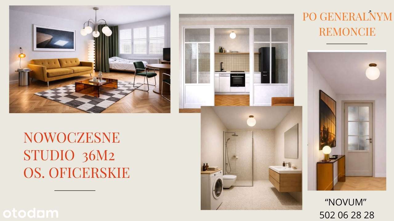 Nowoczesne studio 36 m²  na os Oficerskim – pohled 5