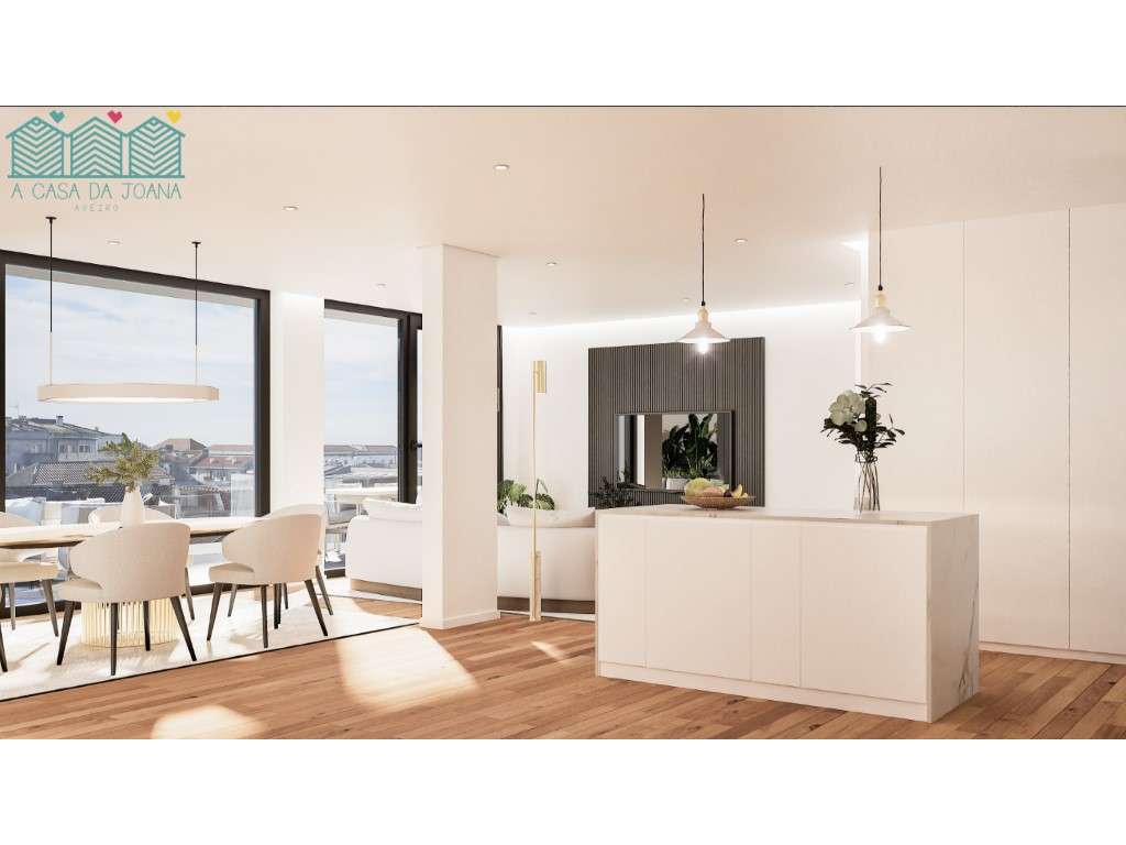 Apartamento T2 com 2 Lugares de Estacionamento em Aveiro - Grande imagem: 2/22