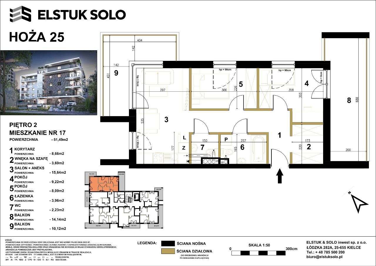 Hoża 25 - wysoki standard-11