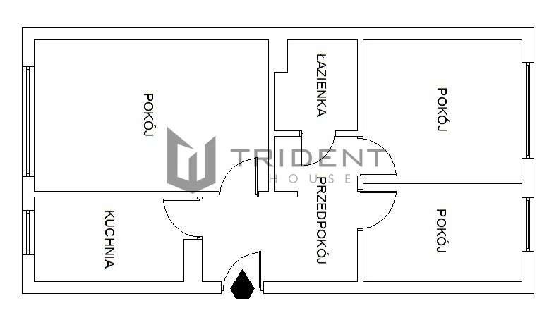 Przestronne 3 pokoje z osobną kuchnią- do remontu!-0