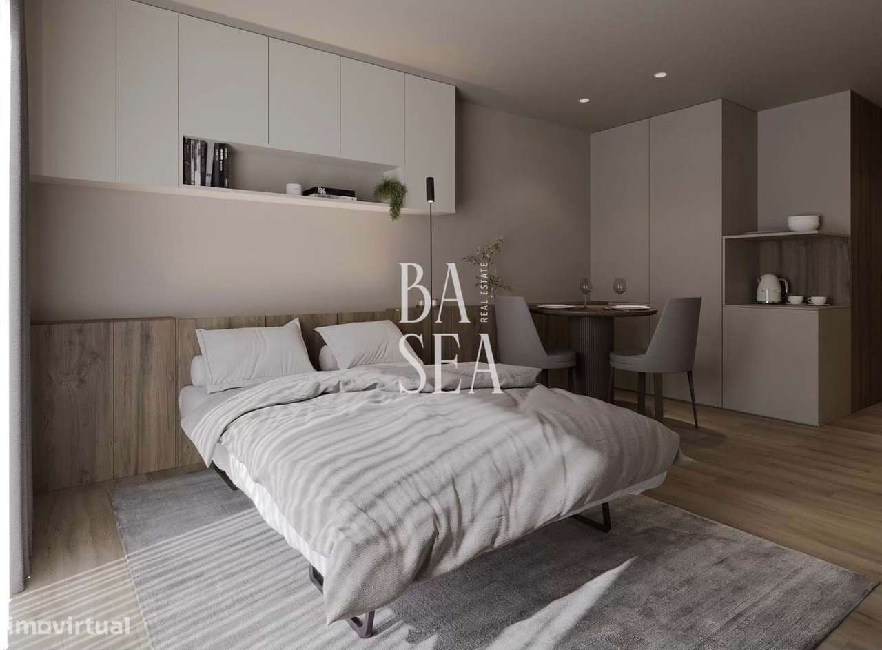 Apartamento T0 em Condomínio com Piscina em São Víctor Braga-2