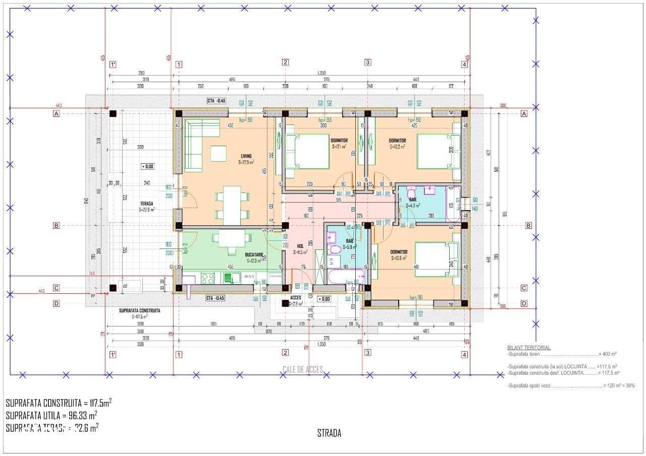 4camere Clinceni 410 mp teren pompa caldura panouri acumulator-10