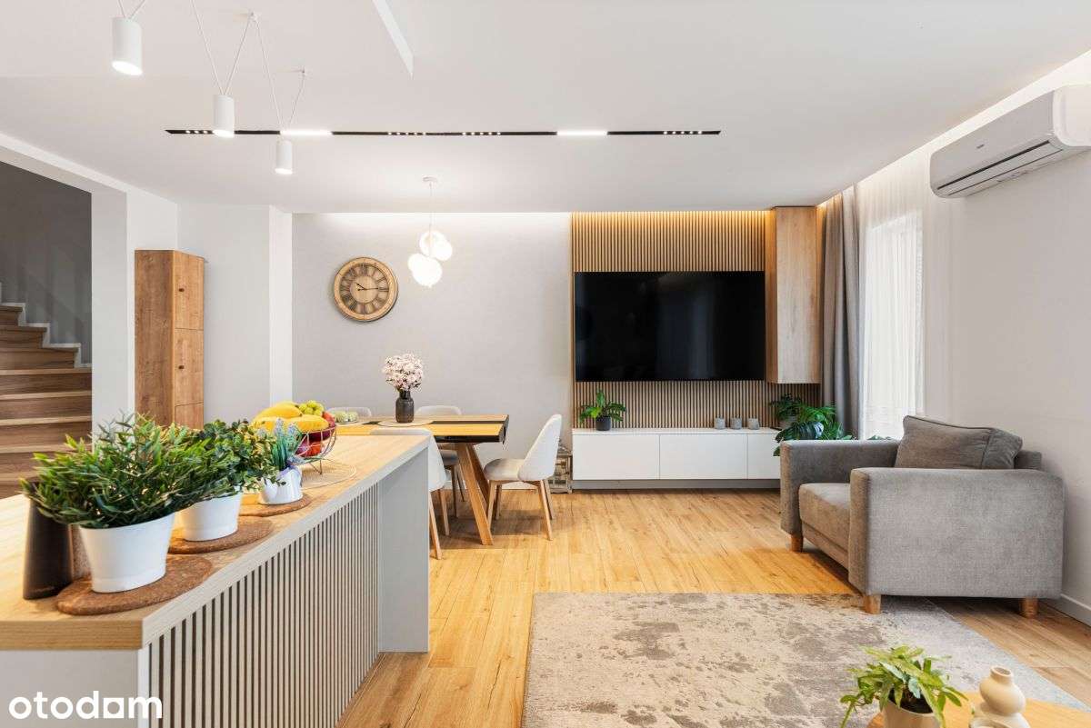 nowoczesny szereg z dużym zadbanym ogrodem - Pełny obrazek: 4/20