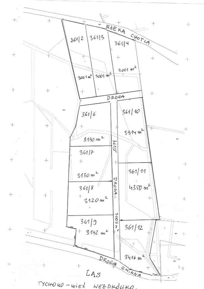 Działka siedliskowa 3130 m2 .Las. Morze. Nad rzeką-1