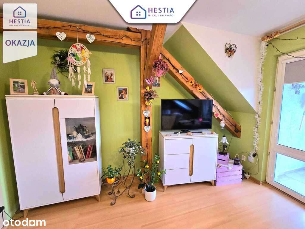 Klimatyczne mieszkanie z dużą antresolą. - Pełny obrazek: 4/9